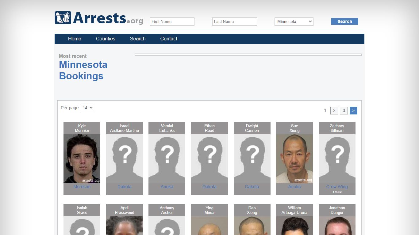 Minnesota Arrests and Inmate Search
